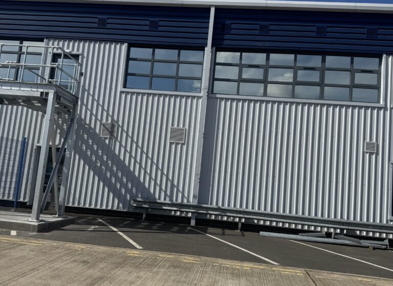 Reflective Silver Window Film Fitted at SMD Facility in Newcastle