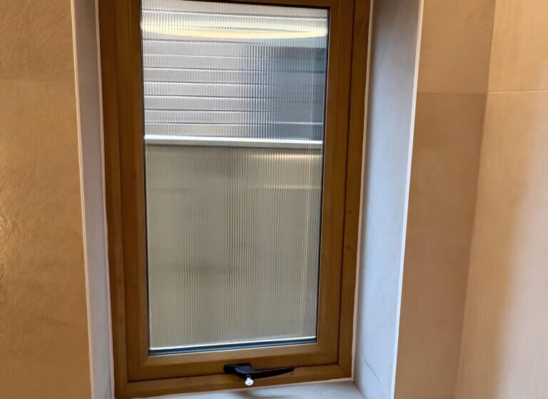 Reeded Glass Window Film Installation in Manchester