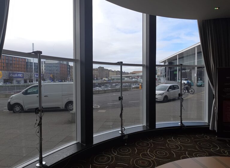 Reception Area Window Film Installation
