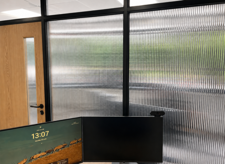 Creating Office Privacy with Reeded Glass Window Film, Gateshead
