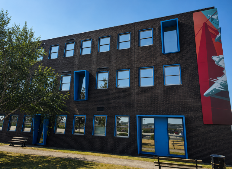 244m² of Dark Reflective Silver 20 Installed in Brough